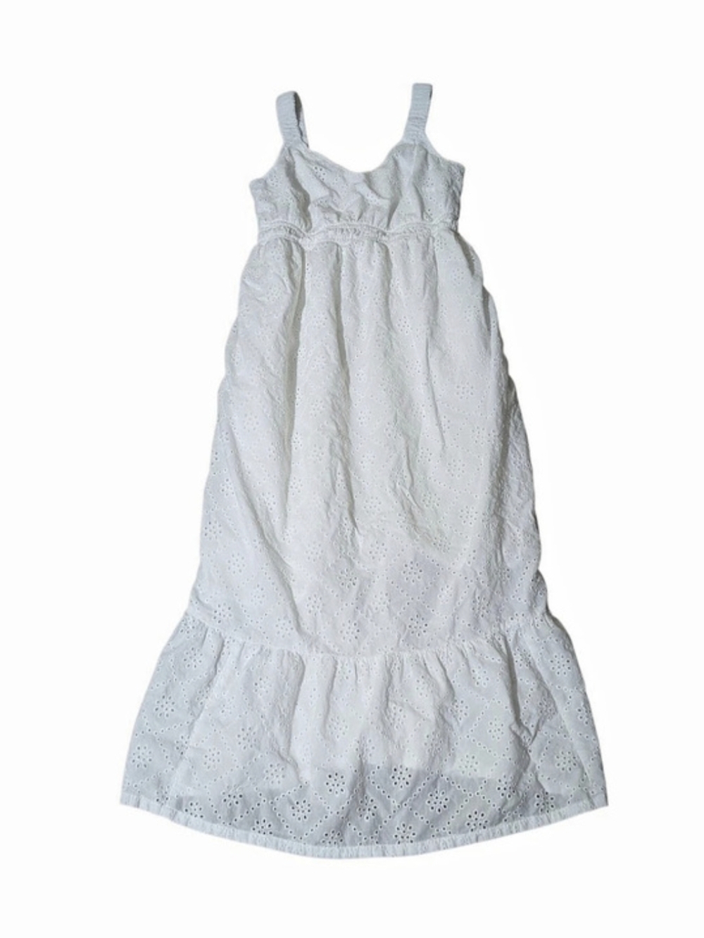 Isabel Maternity White Cotton Mini Dress Size Small NWT